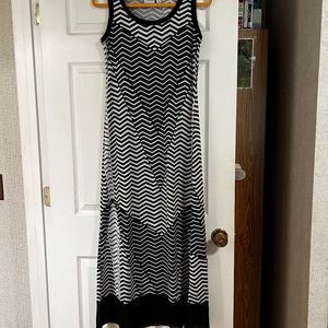 Black and White Long dress, PS